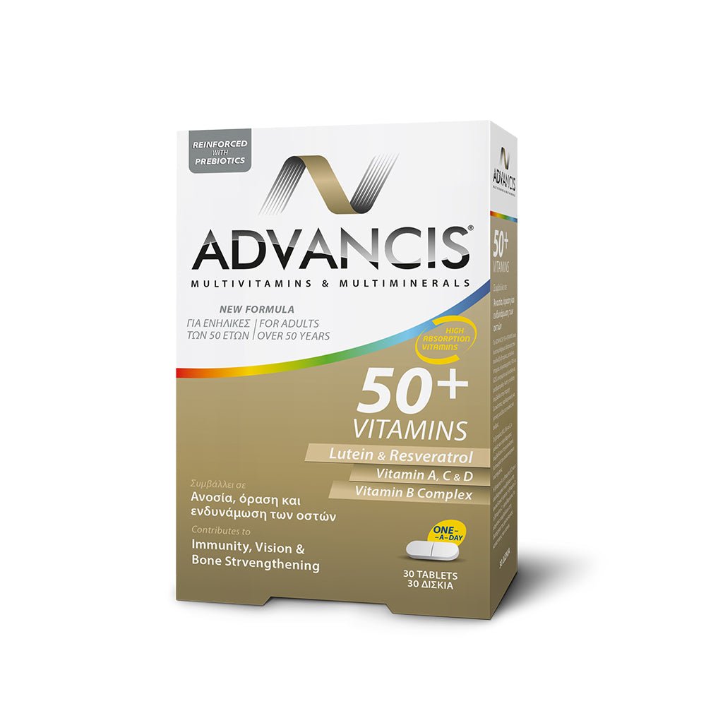 Advancis 50+ Vitamins Multivitamin 30 Tablets