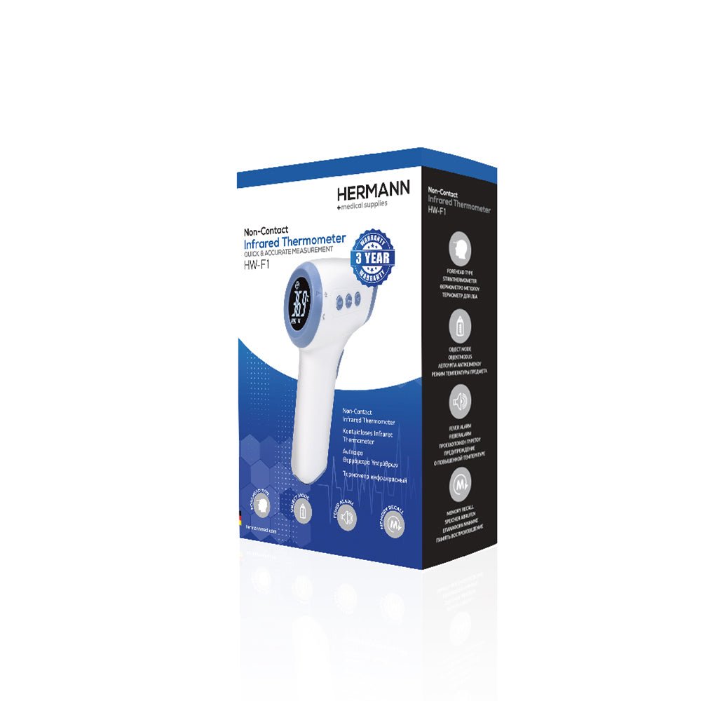 Hermann Non-Contact Infrared Thermometer - MARILENA SANTIPHARMACY