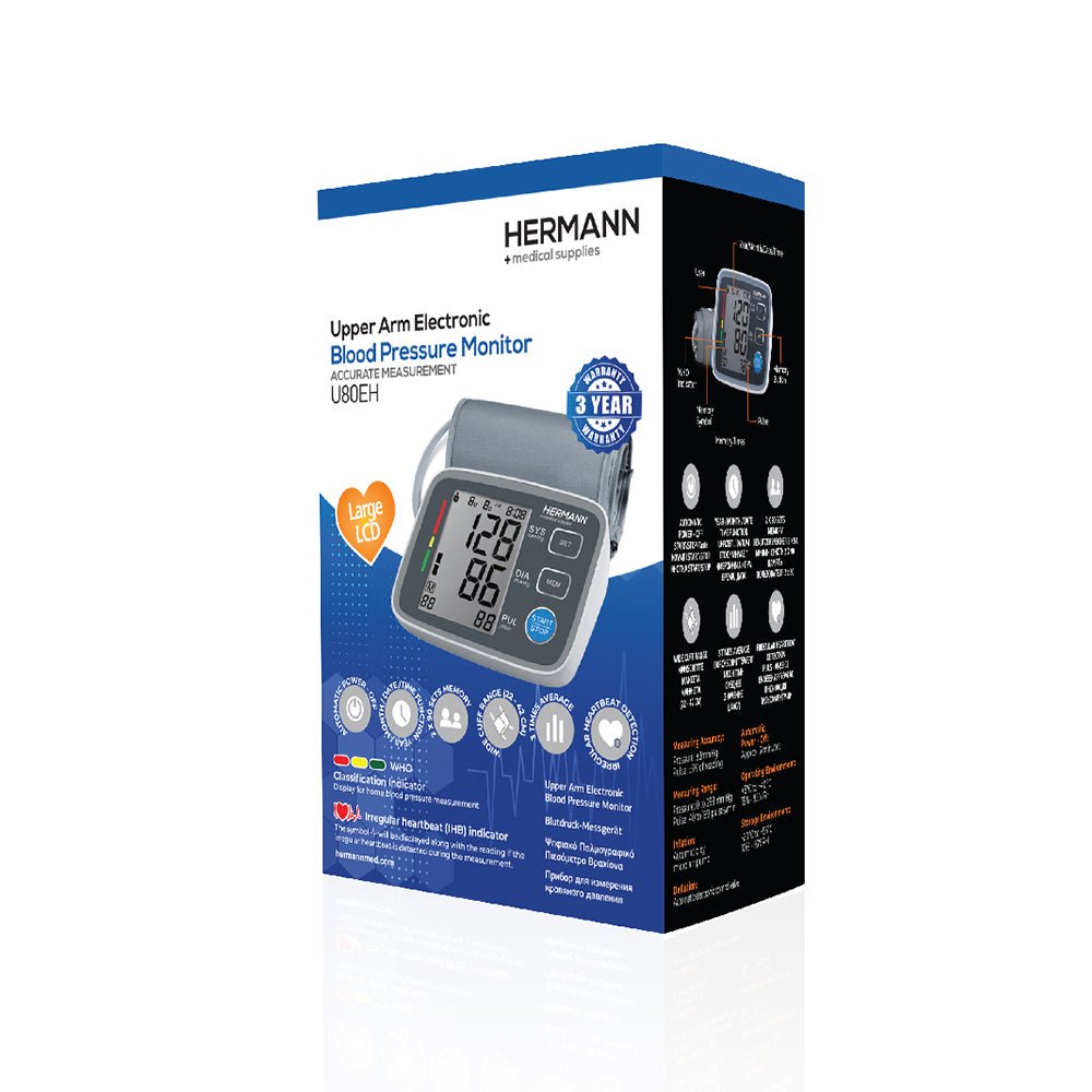 Hermann Upper Arm Electronic Blood Pressure Monitor