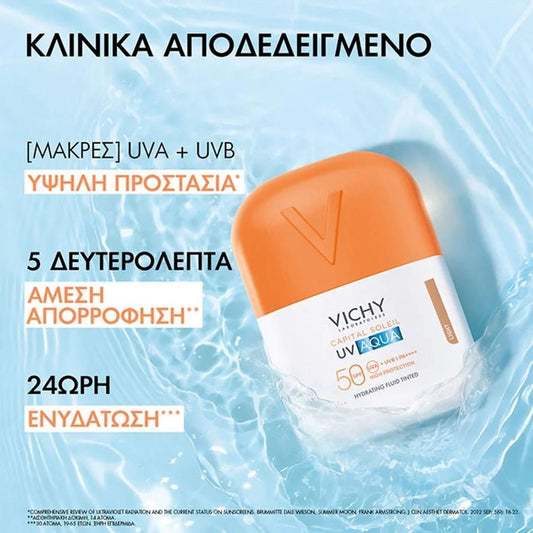 Vichy Capital Soleil UV Aqua Tinted SPF50 Light - MARILENA SANTIPHARMACY