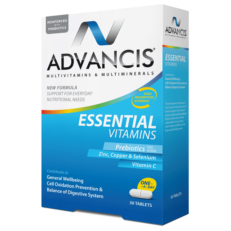 Advancis Essential Vitamins Multivitamin 30 Tablets