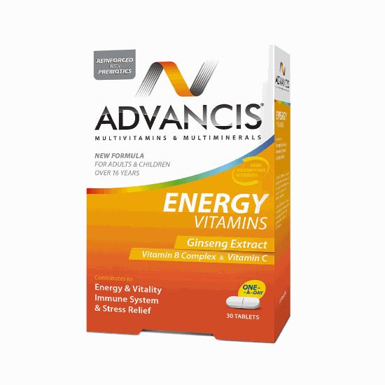 Advancis Energy Vitamins Multivitamin 30 Tablets