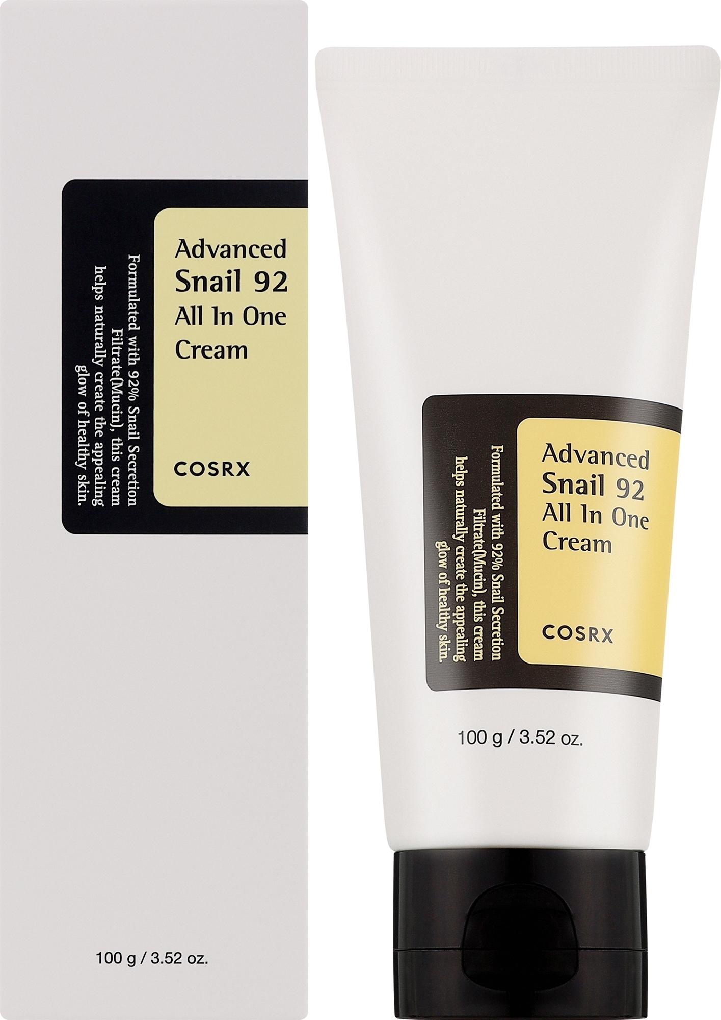 COSRX Advanced Snail 92 All In One Cream (Tube) 100g - MARILENA SANTIPHARMACY