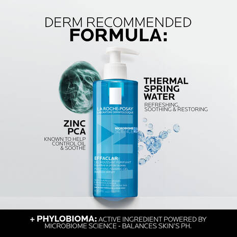 La Roche-Posay Effaclar Purifying Foaming Gel +M 400ml
