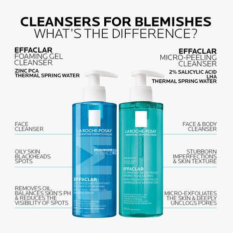 La Roche-Posay Effaclar Purifying Foaming Gel +M 400ml