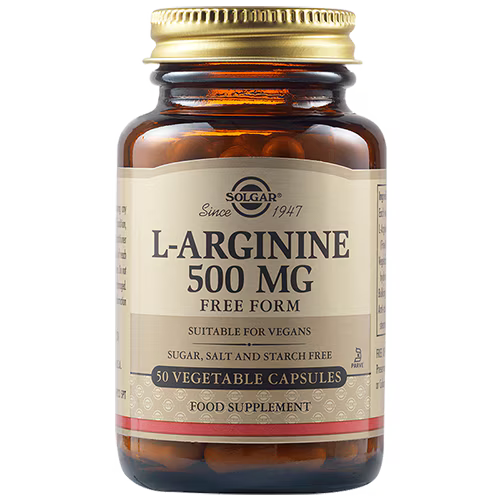 Solgar® L-Arginine 500 mg Vegetable Capsules 