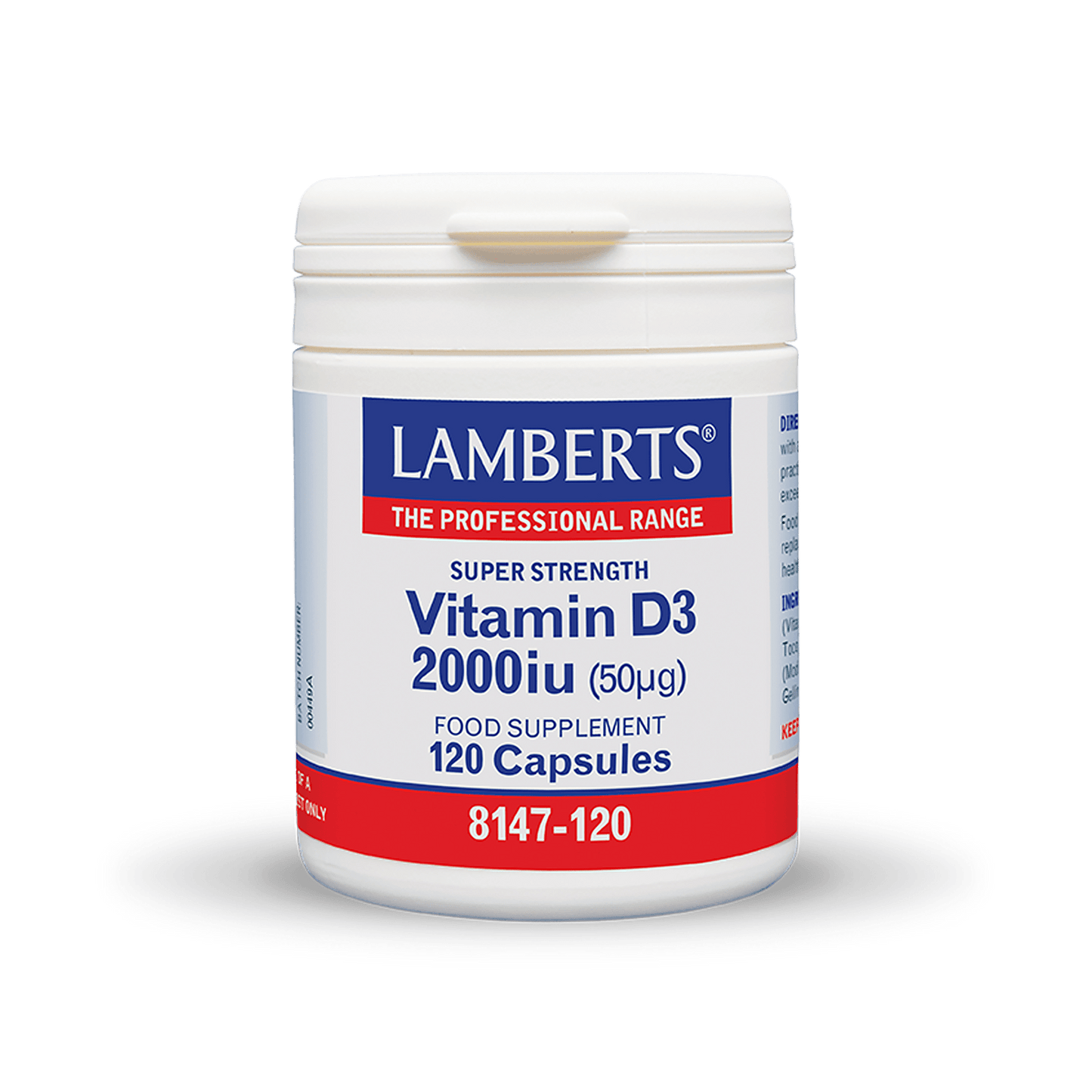 Lamberts Vitamin D3 2000 IU 120 Capsules - MARILENA SANTIPHARMACY