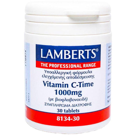 Lamberts Vitamin C 1000mg Time Release 30 Tablets - MARILENA SANTIPHARMACY