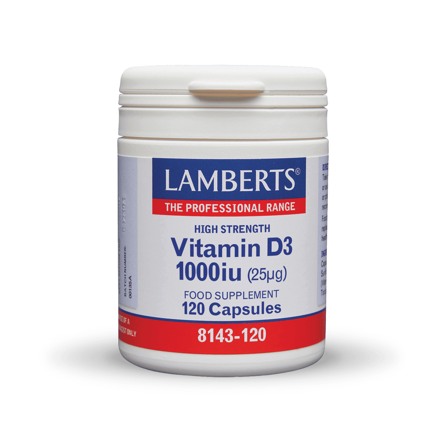 Lamberts Vitamin D3 1000iu (25μg) – 120 Capsules - MARILENA SANTIPHARMACY