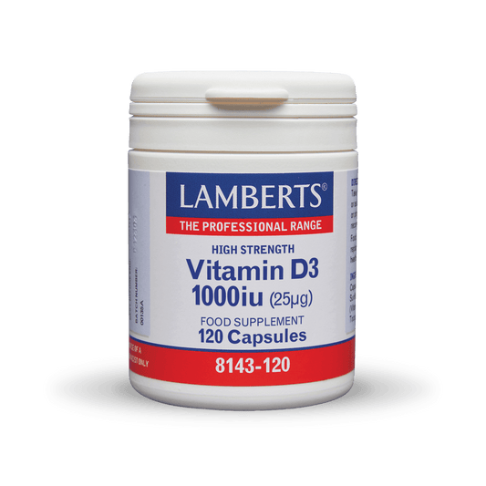 Lamberts Vitamin D3 1000iu (25μg) – 120 Capsules - MARILENA SANTIPHARMACY