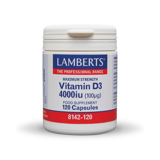 Lamberts Vitamin D3 4000iu (100μg) – 120 Capsules