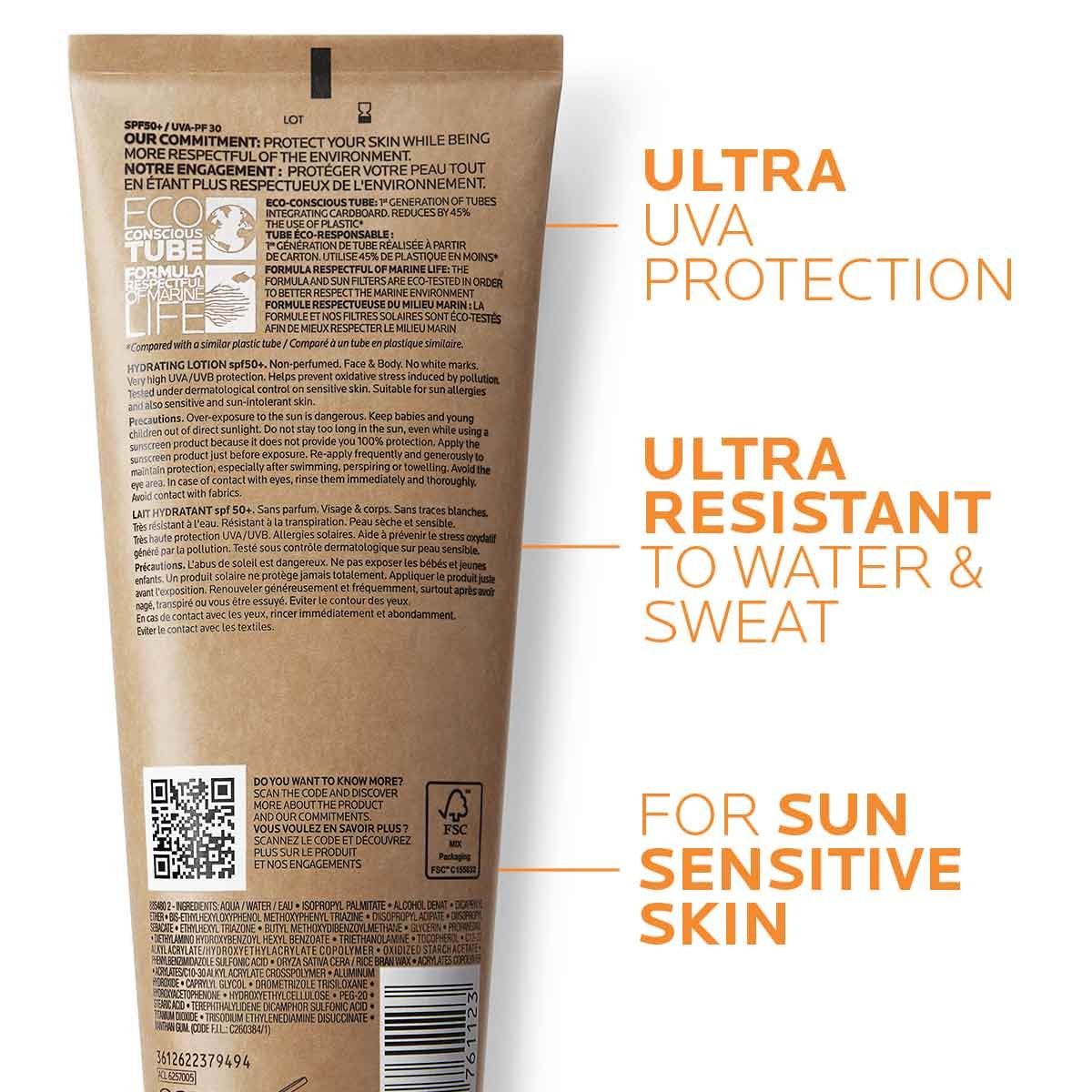 Anthelios HYDRATING LOTION ECO-CONSCIOUS spf50+